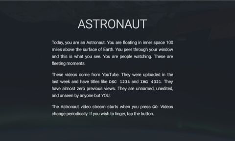 Astronaut YouTube’un gizli köşelerini keşfetmeyi sağlıyor