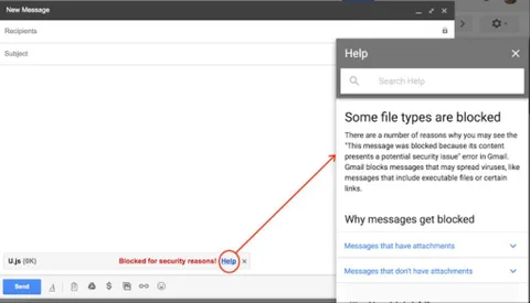 Gmail JavaScript uzantılı dosyaları e-posta eki olarak göndermeyi engellemeye başlıyor