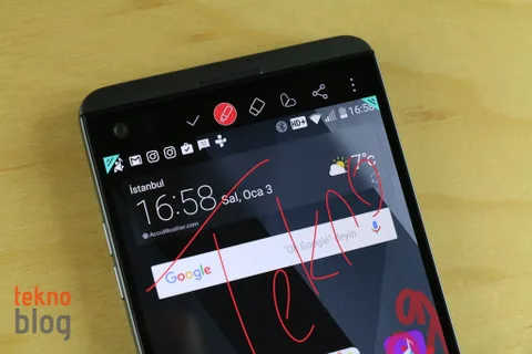 LG V30’da tek bir ekran olabilir, ancak ikinci ekran özellikleri korunabilir