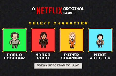 Netflix orijinal dizilerinin karakterlerini oyunda buluşturdu