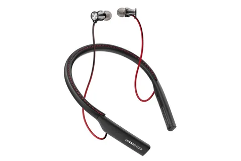 Sennheiser HD 1 deri kaplı boyun bandıyla dikkat çekiyor