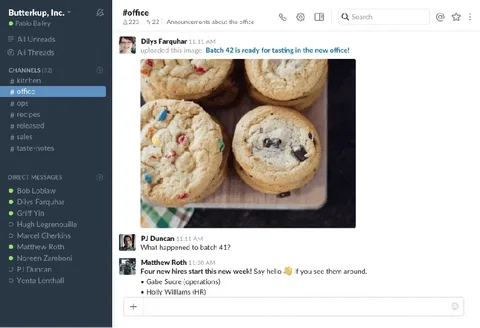Slack sıralı mesajlar ile daha düzenli bir görüntü sunuyor