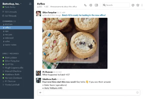 Slack sıralı mesajlar ile daha düzenli bir görüntü sunuyor