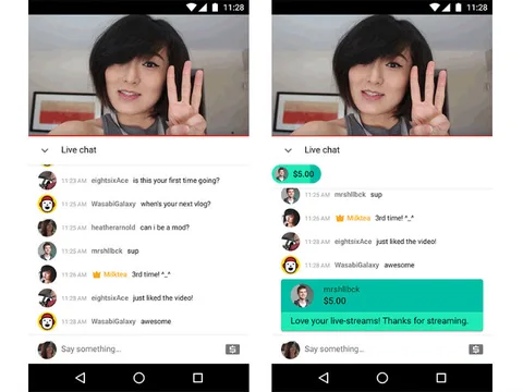YouTube Super Chat ile canlı yayınlarda yorum sabitleme imkanı sağlıyor