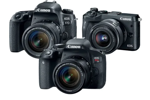 Canon’dan üç yeni kamera: Rebel T7i, EOS 77D ve EOS M6
