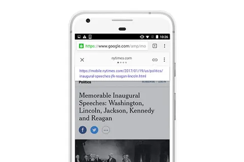 Google AMP sayfalarına orijinal adres kopyalama imkanı geliyor