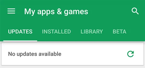Google Play’e güncellemeler için “Yenile” butonu eklenebilir