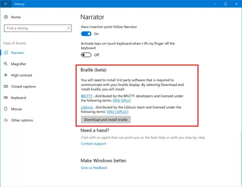 Windows 10’a Braille alfabesi desteği ve Night light genişletmeleri geliyor