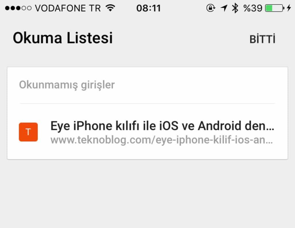 chrome daha sonra oku