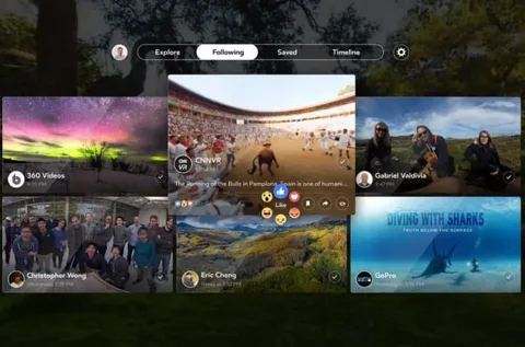 Facebook Gear VR için özel video uygulaması hazırladı