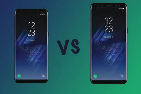 Samsung Galaxy S8 ve S8+ karşı karşıya