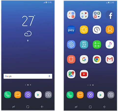 Yeni Samsung Galaxy S8 sızıntıları telefonun arayüzünü ve altın rengini gösteriyor