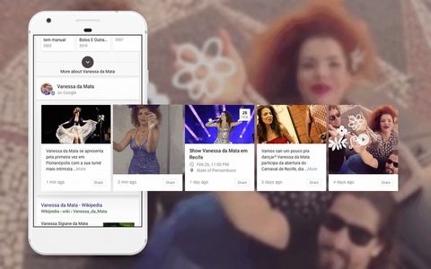 Google arama sonuç sayfasında paylaşım yapmaya izin veriyor