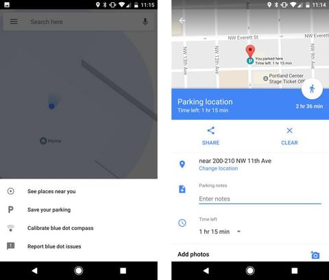 Google Haritalar arabanızı park ettiğiniz yeri hatırlatacak