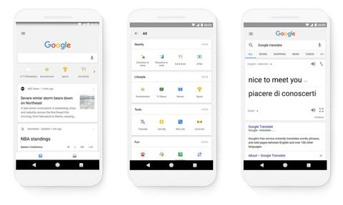 Google mobil uygulaması kısayollarla bilgiye hızlı biçimde ulaşma imkanı sunuyor