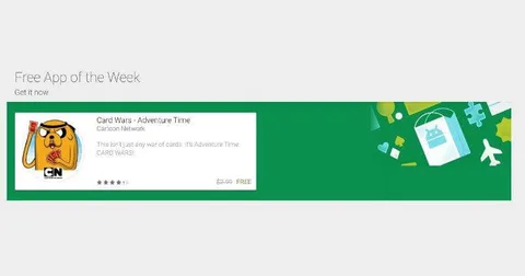 Google Play Store’a Haftanın Ücretsiz Uygulaması bölümü eklendi