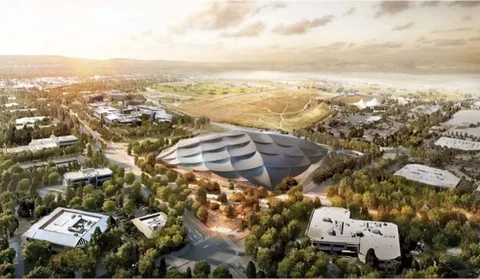 Google yeni yerleşkesine ait planları kamuoyuyla paylaştı
