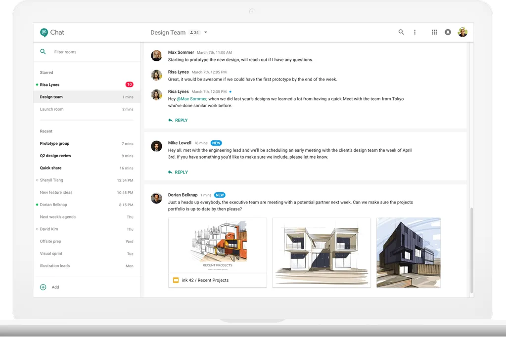 Hangouts Chat ve Meet adlı iki kurumsal hizmete bölünüyor