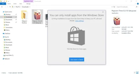 Windows 10 Mağaza dışından gelen uygulamaları engelleyecek