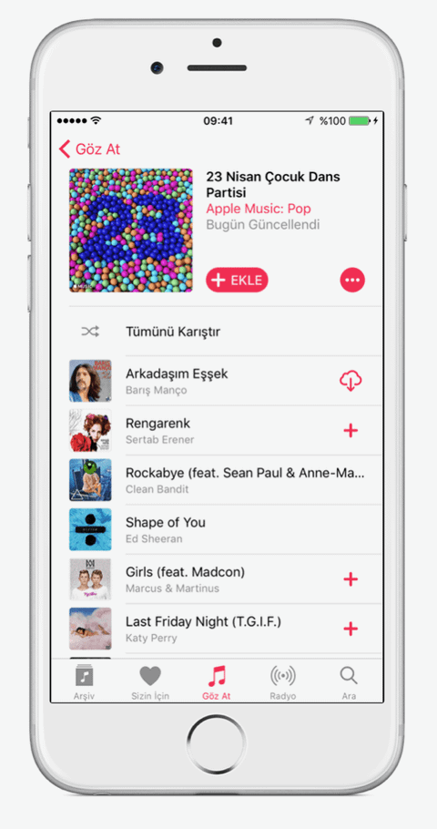 Apple Music’ten çocuklara özel 23 Nisan şarkı listesi