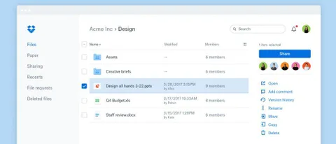 Dropbox yeni web arayüzüyle daha hızlı ve kolay kullanım vadediyor