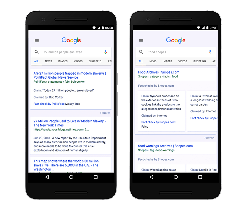 google fact check