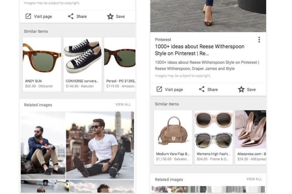 Google görsel arama sonuçlarını Pinterest’e benzetiyor