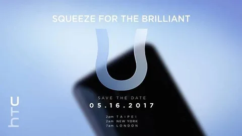 HTC U 16 Mayısta düzenlenecek etkinlikte tanıtılacak