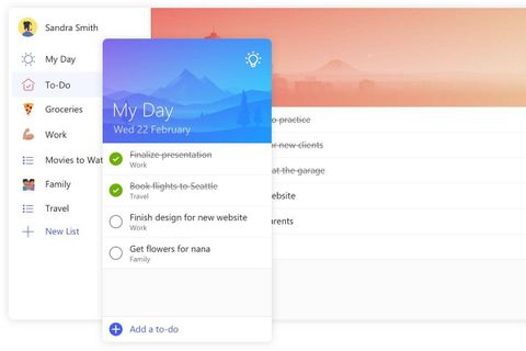 Microsoft To-Do Wunderlist’in temelleri üzerinde yükseliyor