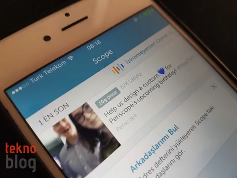 Periscope’un adı Türkiye için değişti, Scope oldu
