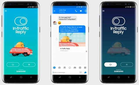 Samsung In-Traffic Reply ile direksiyon başında dikkatin dağılmasını önlemeyi amaçlıyor