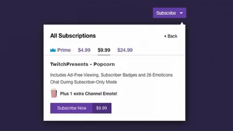Twitch yeni abonelik paketleriyle yayıncılara daha fazla destek olmayı mümkün kılıyor