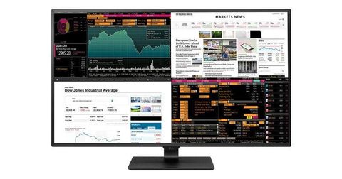 LG 4K çözünürlüklü 42.5 inç monitörüyle dört 1080p ekranı bir araya getiriyor