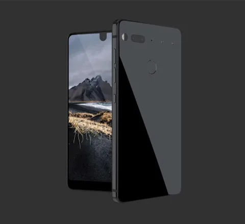 Essential Phone ekran görüntüsü uzun durum çubuğunu gösteriyor