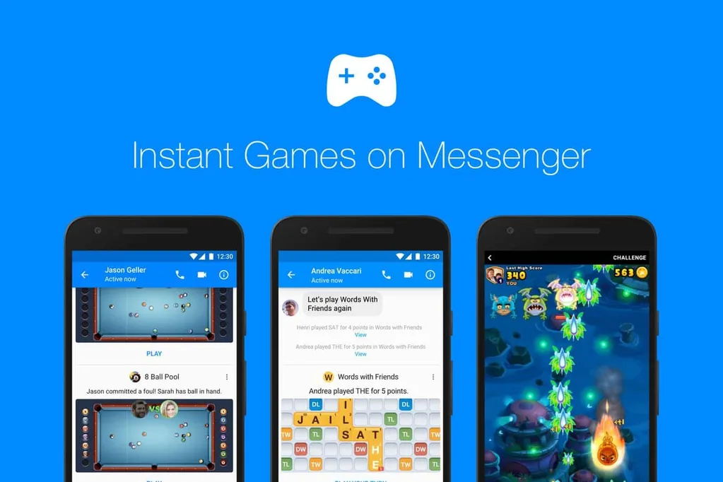 Facebook Messenger oyun servisini dünya çapında kullanıma açtı