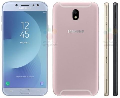 Samsung Galaxy J7 (2017) sızıntısı farklı tasarımı ve ilginç renk seçeneklerini gösteriyor