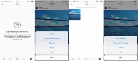 Instagram arşiv özelliğiyle gönderileri silmeden profilleri düzenlemeyi mümkün kılıyor