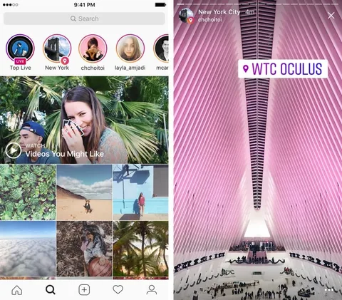 Instagram Hikayeleri içinde etiket ve konum bilgisiyle arama yapılabiliyor