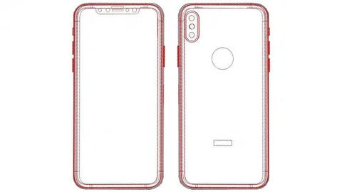 Yeni iPhone 8 görselleri ekran altına yerleştirilmiş parmak izi tarayıcısını işaret ediyor