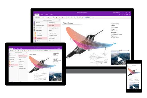 Microsoft OneNote’un tasarımını tüm cihazlarda tutarlı hâle getiriyor