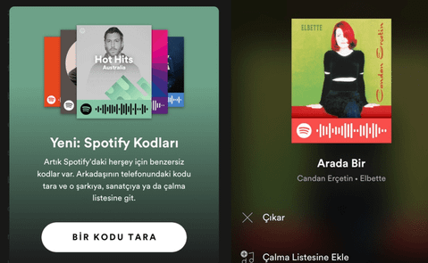 Spotify Kodlarıyla şarkılara, sanatçılara ve listelere hızlıca ulaşabilirsiniz