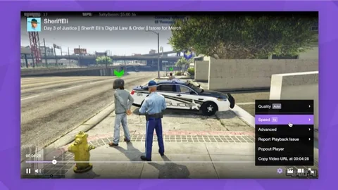 Twitch video oynatma hızını ayarlamaya izin veriyor