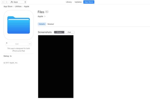 iOS 11 için hazırlanan Dosyalar uygulaması WWDC öncesi App Store’da görüldü