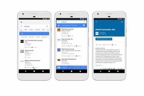 Google iş ilanlarını arama sonuçlarında göstermeye başlıyor