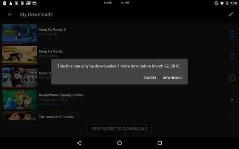 Netflix bazı dizi ve filmler için indirme sayısı sınırı uyguluyor
