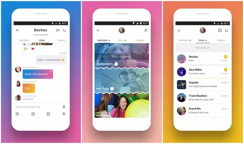 Skype yeni tasarımıyla rakiplerine onların diliyle karşılık veriyor