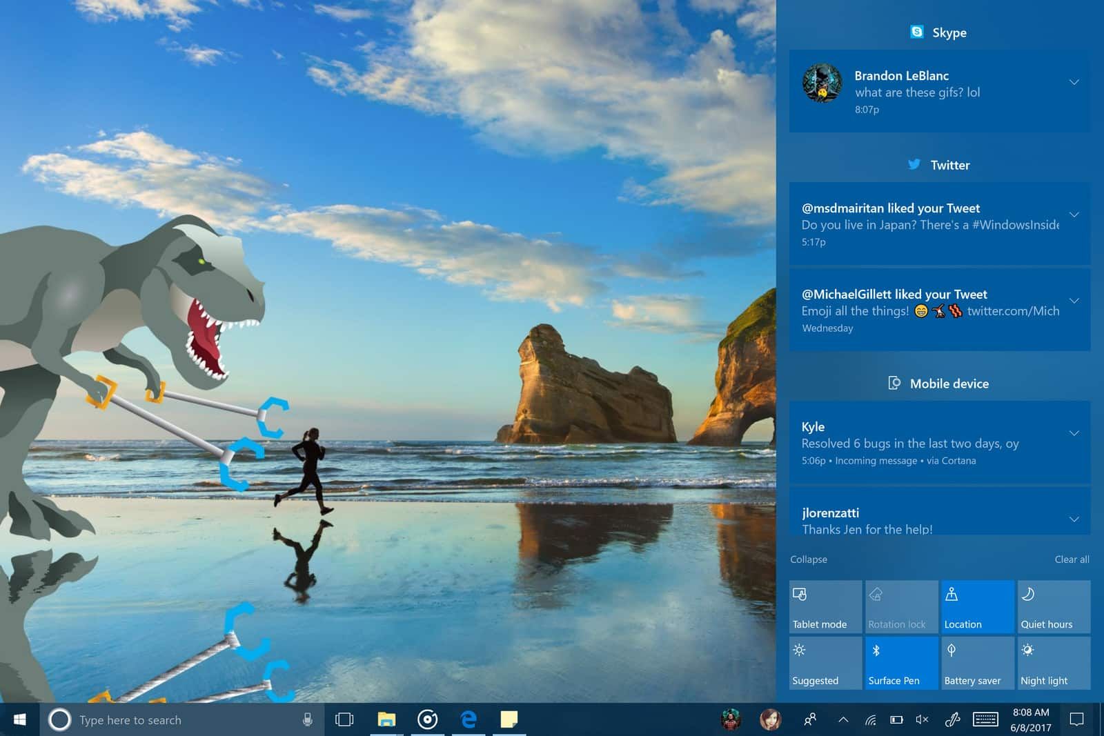 Microsoft Windows 10’a sonbaharda gelecek yenilikleri sergiledi