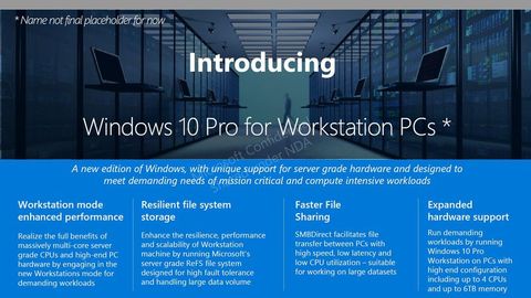 Microsoft kaynaklı sızıntı yeni bir Windows 10 Pro sürümünün işaretini veriyor