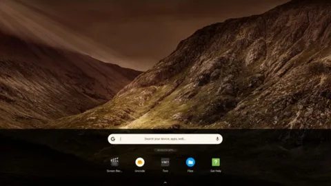 Chrome OS için dokunmatik ekran dostu bir tasarım test ediliyor