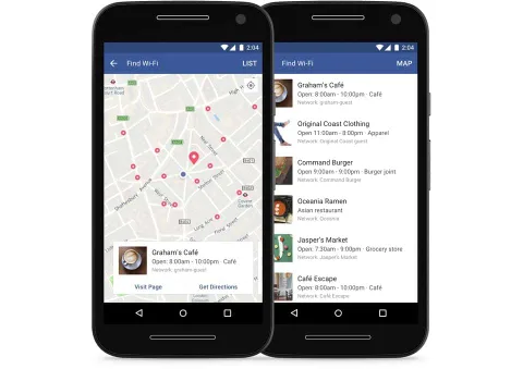 Facebook WiFi bulma servisini iOS ve Android uygulamalarına getiriyor
